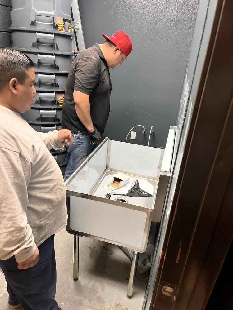 Commercial plumbing and sink installation in Delaware City