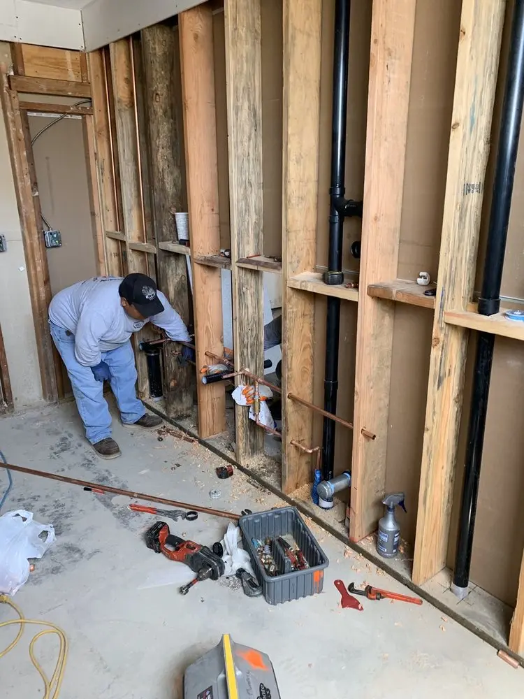 Commercial rough-in plumbing for Water Heater Replacement in Delaware City
